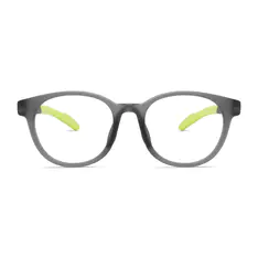 Oval Gray/Green Sport Eyeglasses