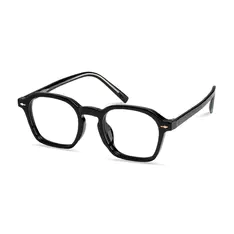 Square Black Eyeglasses