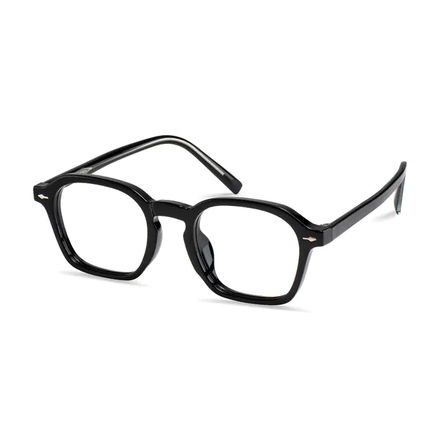 Square Black Eyeglasses