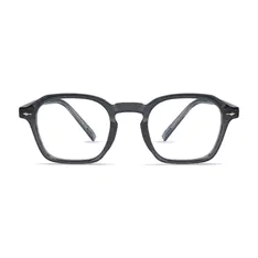 Square Gray Eyeglasses