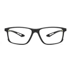 Rectangle Black/Green Sport Eyeglasses