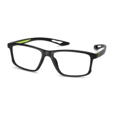 Rectangle Black/Green Sport Eyeglasses