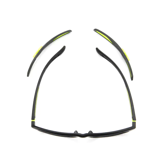 Rectangle Black/Green Sport Eyeglasses