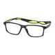Rectangle Black/Green Sport Eyeglasses