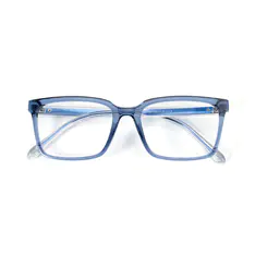 Rectangle Blue Eyeglasses