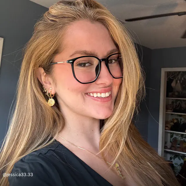 Square Black Eyeglasses
