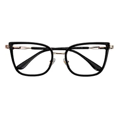 Cat-eye Black Eyeglasses