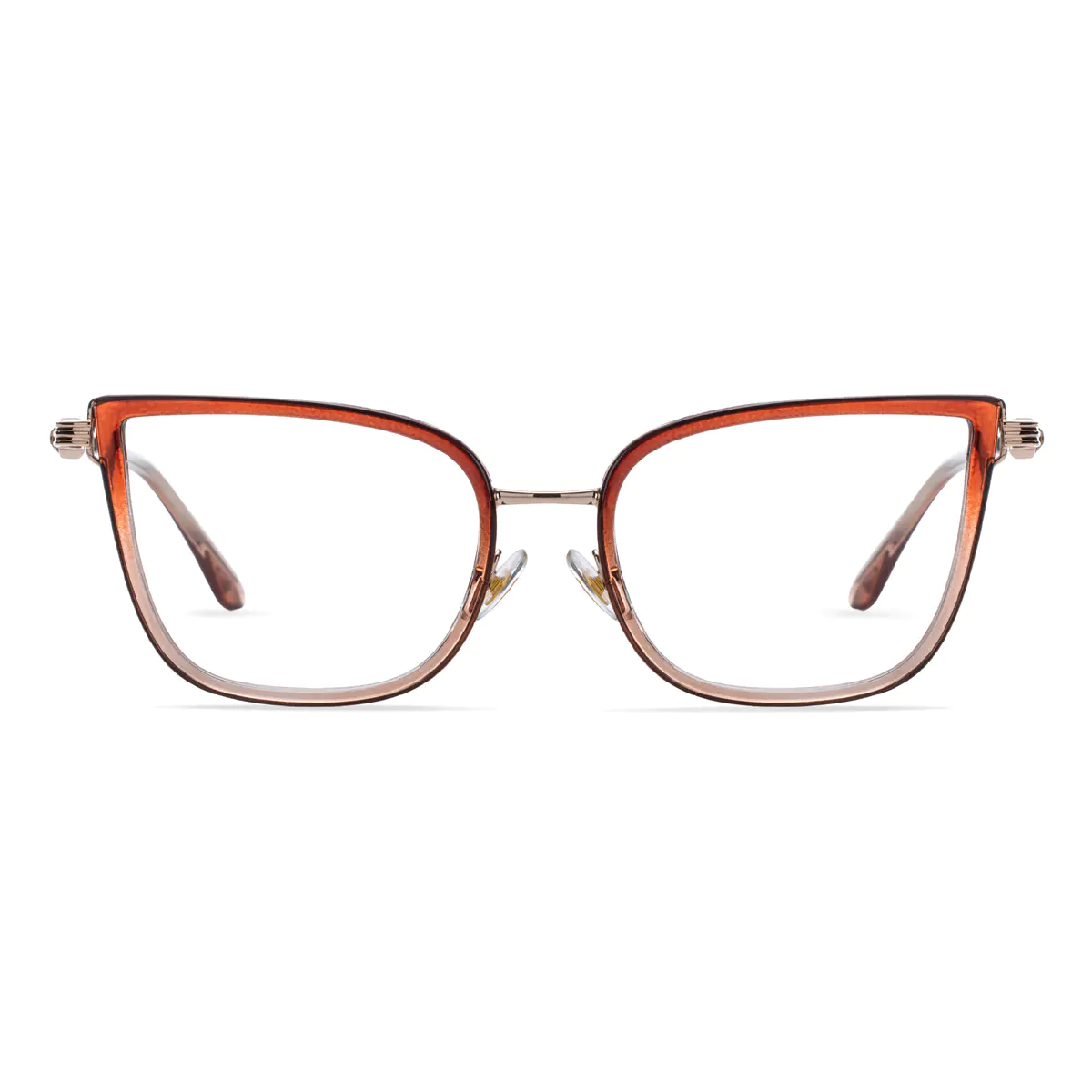 Cat-eye Brown Eyeglasses