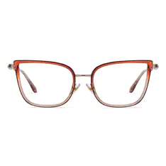 Cat-eye Brown Eyeglasses