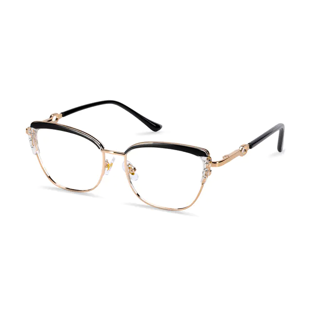 Cat-eye Black Eyeglasses