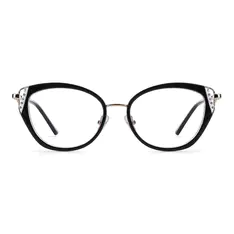 Cat-eye Black Eyeglasses