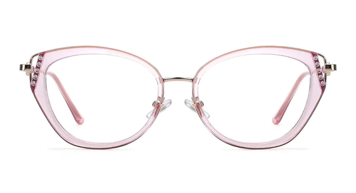 Cat-eye Pink Eyeglasses