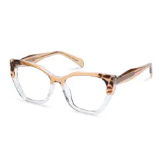 Cat-eye Yellow/Clear Eyeglasses