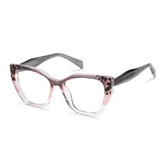 Cat-eye Pink/Clear Eyeglasses