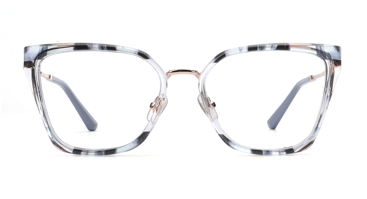 Cat-eye Blue/Tortoiseshell Eyeglasses