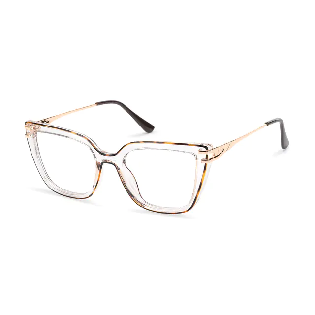 Cat-eye Clear Eyeglasses