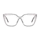 Cat-eye Transparent Purple Eyeglasses
