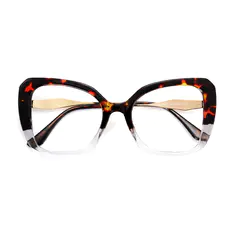 Square Tortoiseshell Eyeglasses
