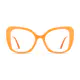 Square Orange Eyeglasses