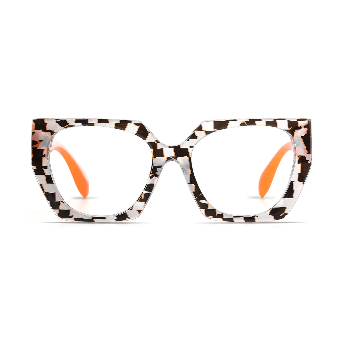 Geometric Tortoiseshell Eyeglasses