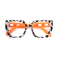 Geometric Tortoiseshell Eyeglasses
