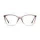 Geometric Gradient Brown Eyeglasses