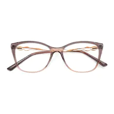 Cat-eye Gradient Brown Eyeglasses