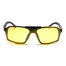 Rectangle Black Driving Clip-On Sunglasses