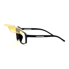 Rectangle Black Driving Clip-On Sunglasses