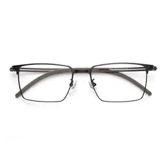 Rectangle bronze Eyeglasses