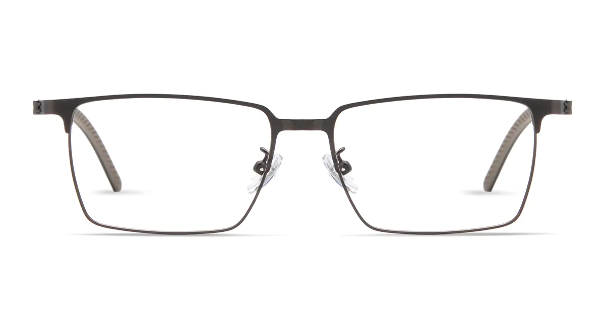 Rectangle bronze Eyeglasses