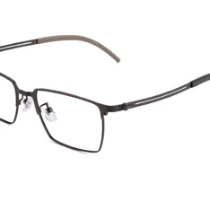 Rectangle bronze Eyeglasses