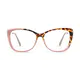 Square Pink/Tortoiseshell Eyeglasses