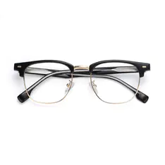 Browline Black Eyeglasses