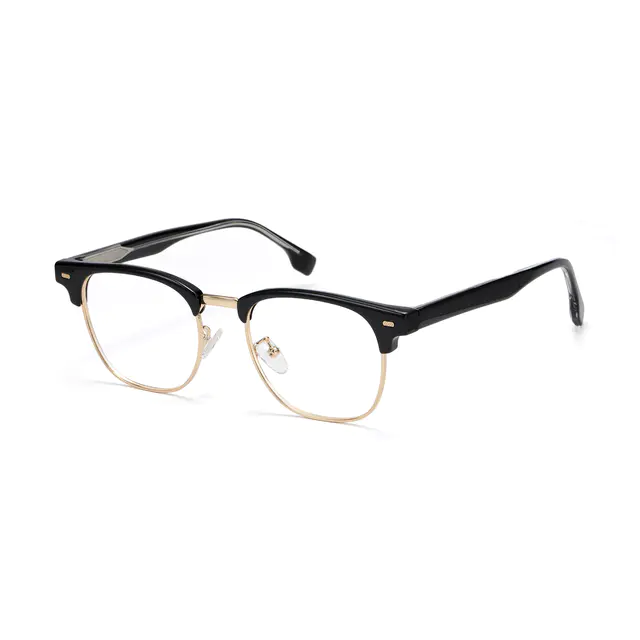 Browline Black Eyeglasses