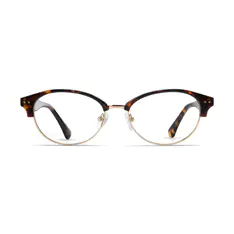 Oval Tortoiseshell Eyeglasses