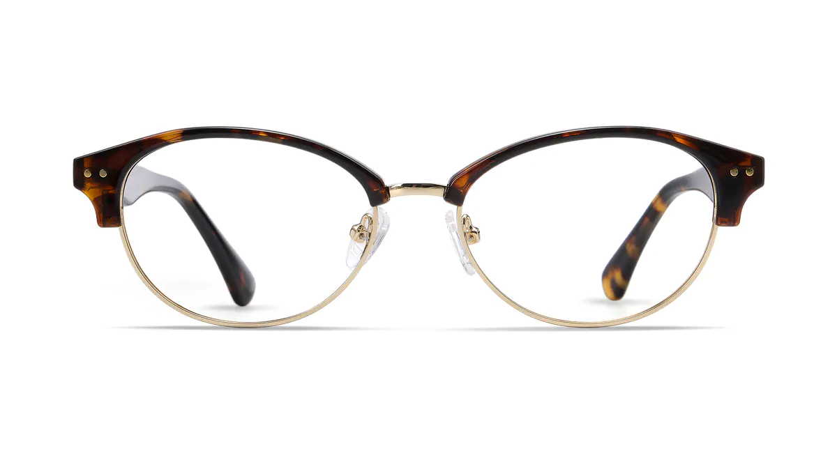 Oval Tortoiseshell Eyeglasses