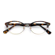 Oval Tortoiseshell Eyeglasses