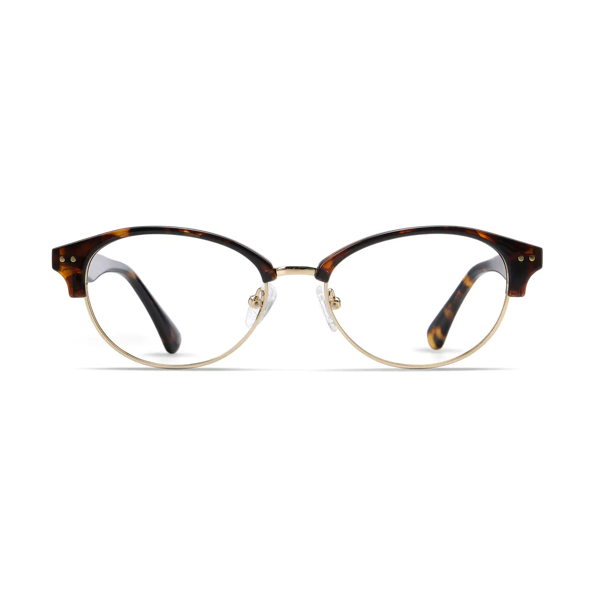 Oval Tortoiseshell Eyeglasses