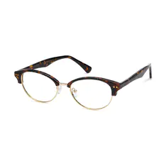 Oval Tortoiseshell Eyeglasses