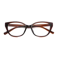 Geometric Red Eyeglasses