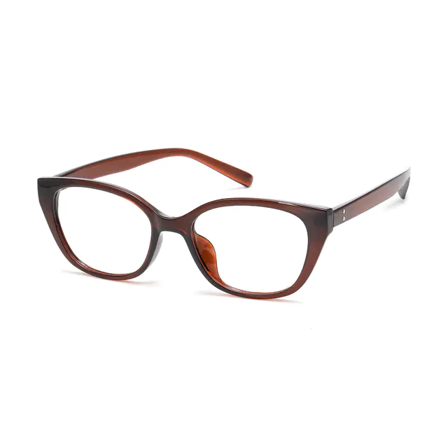 Geometric Red Eyeglasses