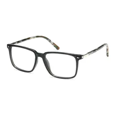 Rectangle Transparent Green Eyeglasses