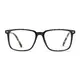 Rectangle Transparent Green Eyeglasses