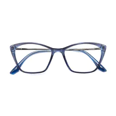 Cat-eye Blue Eyeglasses