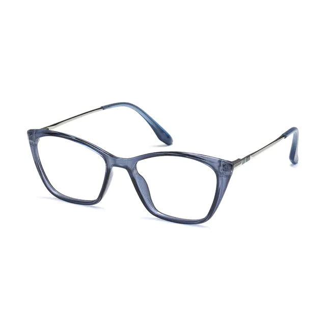 Cat-eye Blue Eyeglasses