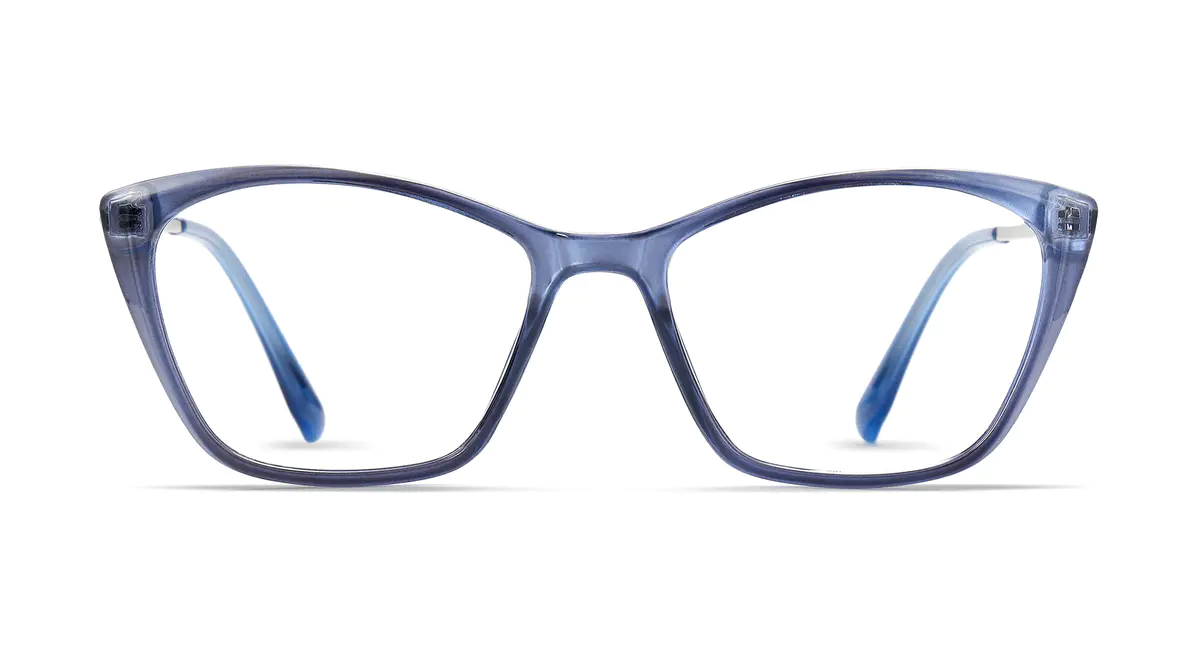 Cat-eye Blue Eyeglasses