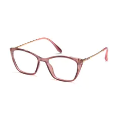 Cat-eye Transparent Pink Eyeglasses
