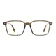 Rectangle Olive Brown Eyeglasses