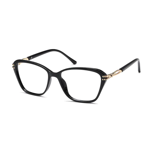 Cat-eye Black Eyeglasses
